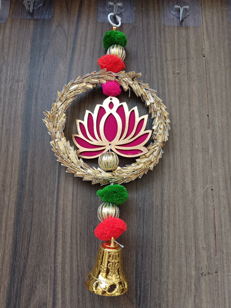 Nutts Lotus Wall Hanging For Home Temple And Mandir Decoration