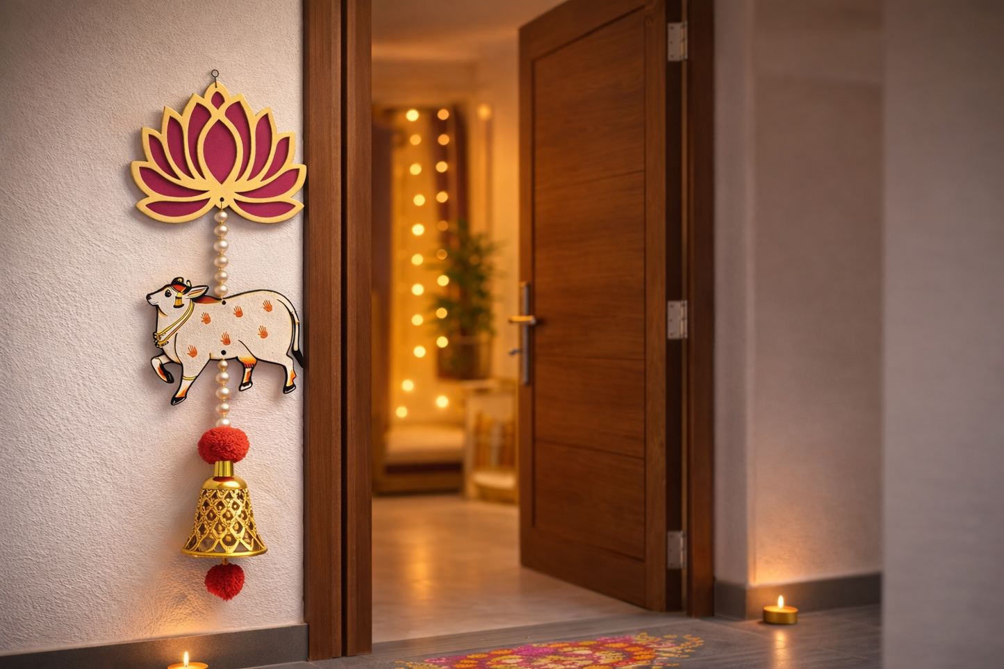 Nutts Lotus Wall Hanging For Calm And Relaxing Home Decor