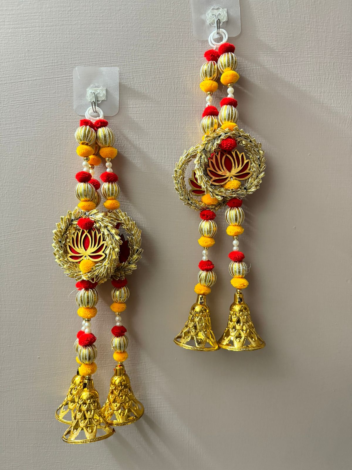 Nutts Lotus Hanging Elegant Wall Decor For Entrance Styling