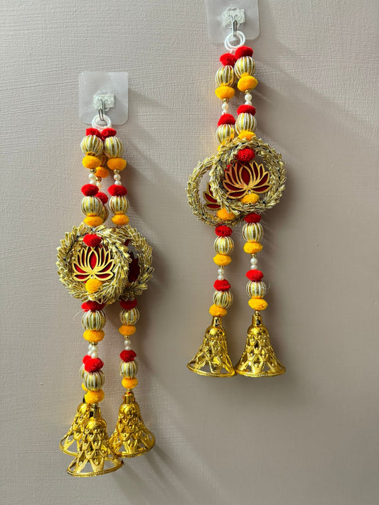 Nutts Lotus Hanging Elegant Wall Decor For Entrance Styling