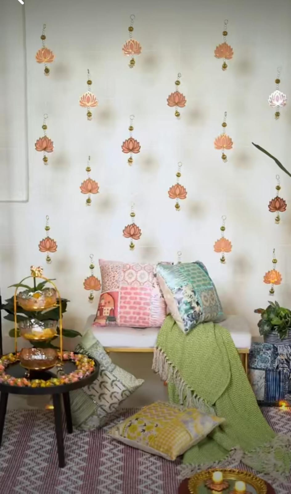 Nutts Lotus Wall Hanging Stylish Home Decor For Daily Use