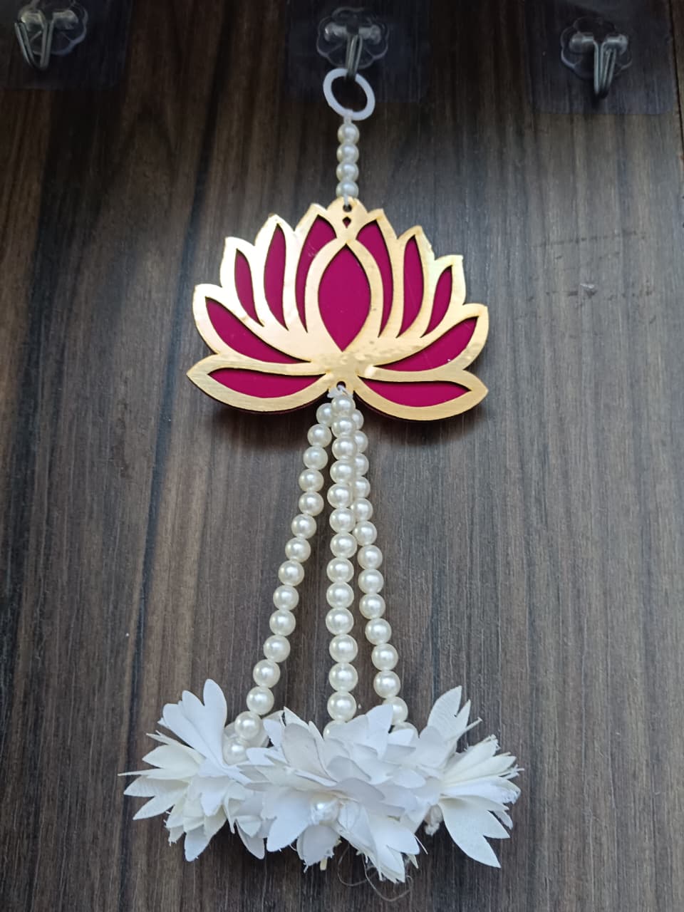 Nutts Lotus Hanging Artistic Decor For Elegant Wall Styling